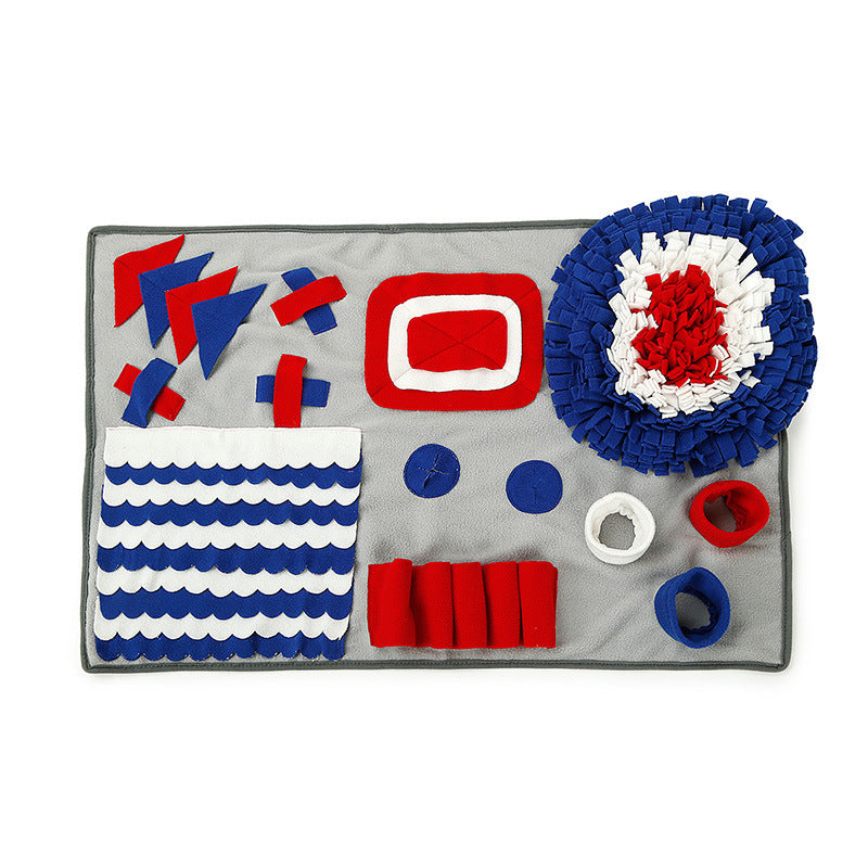 KTX-014291 Interactive Dog Snuffle Mat - Fun Textures, Available in Multiple Sizes