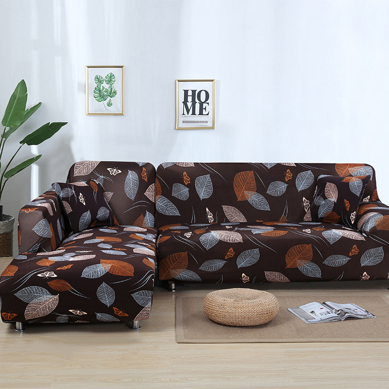 KTX-014291 Stretch Print Sofa Cover in Fashionable Design for Various Sizes