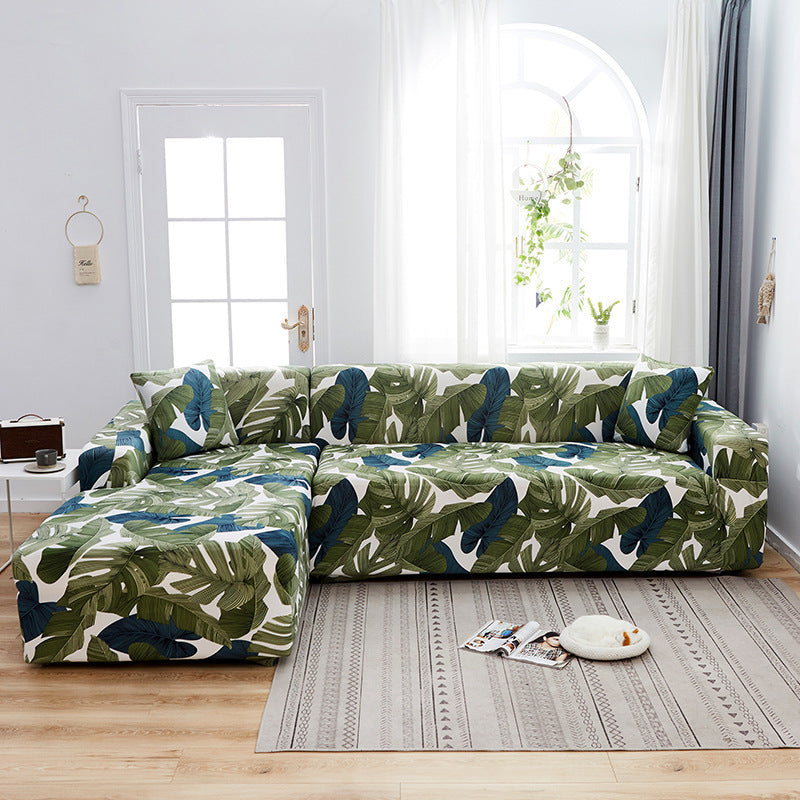KTX-014291 Stretch Print Sofa Cover in Fashionable Design for Various Sizes