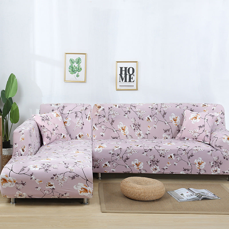 KTX-014291 Stretch Print Sofa Cover in Fashionable Design for Various Sizes