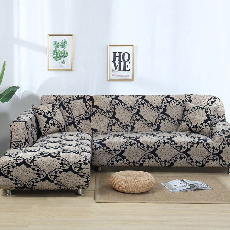 KTX-014291 Stretch Print Sofa Cover in Fashionable Design for Various Sizes