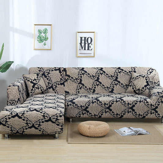 KTX-014291 Stretch Print Sofa Cover in Fashionable Design for Various Sizes
