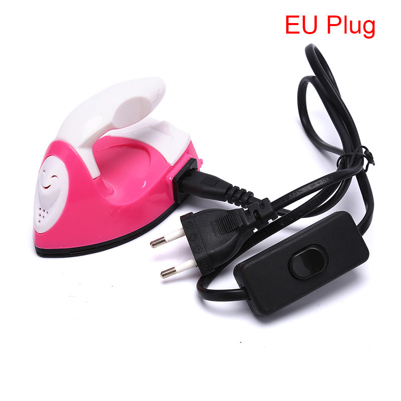 KTX-014931 Mini Electric Iron for DIY Crafting and Rhinestone Application, Portable Handmade Tool, 180°C Heating