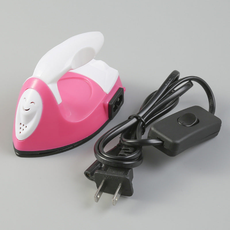 KTX-014931 Mini Electric Iron for DIY Crafting and Rhinestone Application, Portable Handmade Tool, 180°C Heating