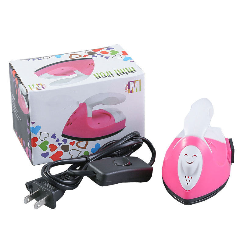 KTX-014931 Mini Electric Iron for DIY Crafting and Rhinestone Application, Portable Handmade Tool, 180°C Heating