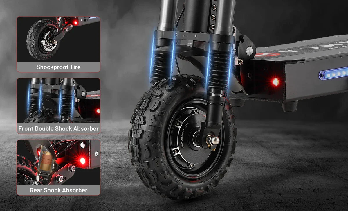 KTX-015955 YUME Y11+ Foldable Electric Scooter with 11-Inch All-Terrain Wheels, 250W Motor, 150kg Capacity, Smart Features