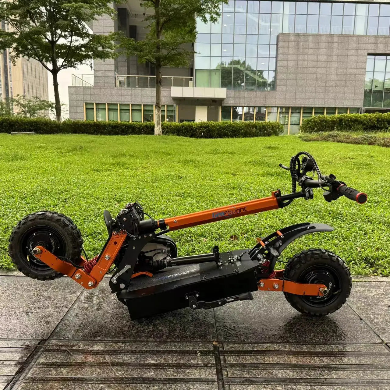 KTX-017107 60V 6000W Dual Motor 11-Inch Off-Road Electric Scooter, 50 Mile Max Speed, Foldable, 30Ah Battery, 200 kg Load