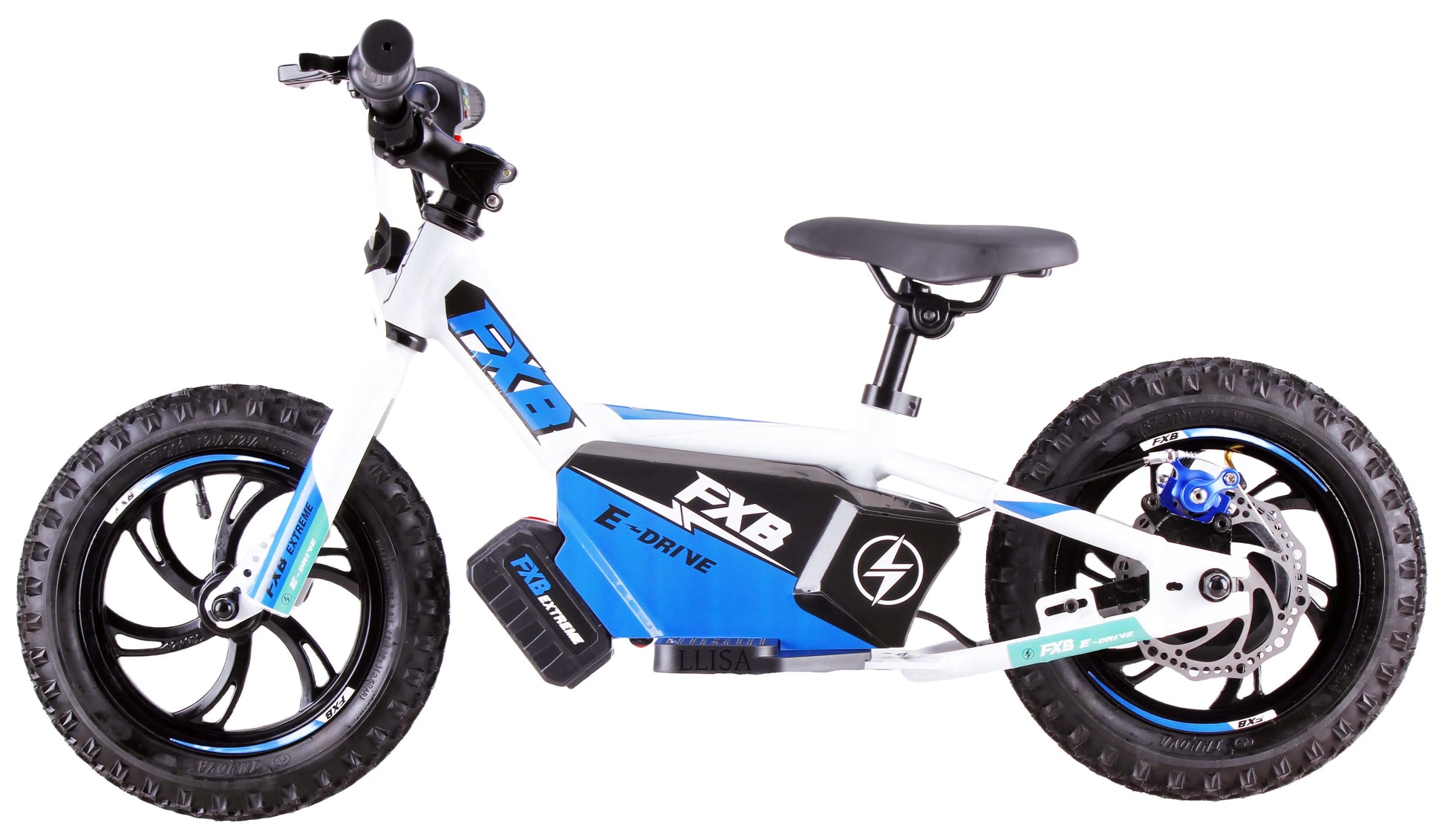 KTX-017171 Mini Electric Motorcycle for Kids - 12-20 Inch Balance Bike with Aluminum Frame, 2 Speed, and Rear Disc Brake