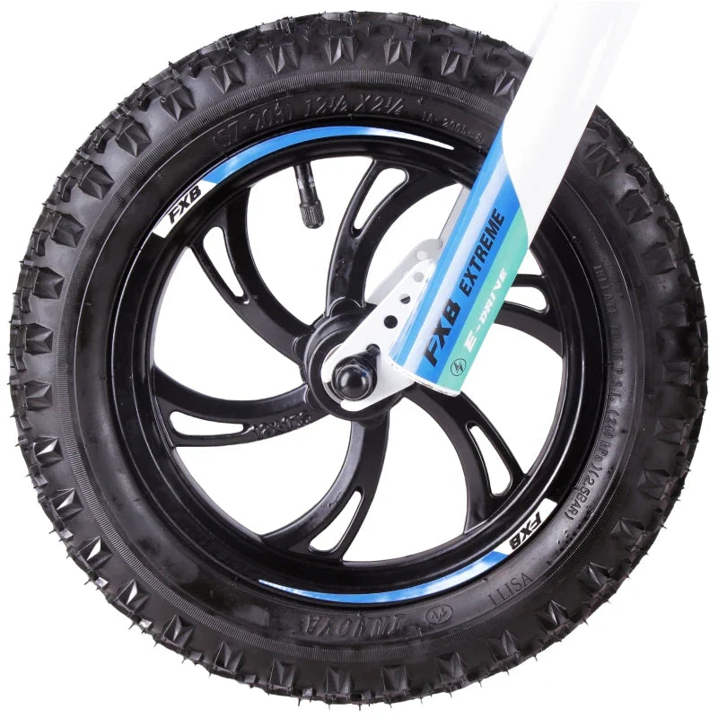 KTX-017171 Mini Electric Motorcycle for Kids - 12-20 Inch Balance Bike with Aluminum Frame, 2 Speed, and Rear Disc Brake