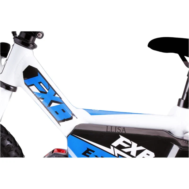 KTX-017171 Mini Electric Motorcycle for Kids - 12-20 Inch Balance Bike with Aluminum Frame, 2 Speed, and Rear Disc Brake