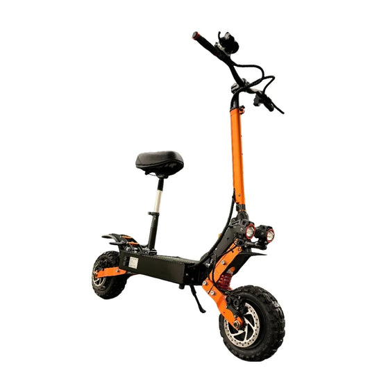 KTX-018259 Electric Off-Road Scooter 60V 6000W Dual Motor, 11-inch Tires, 200kg Load, 60-80km Range, Foldable Design