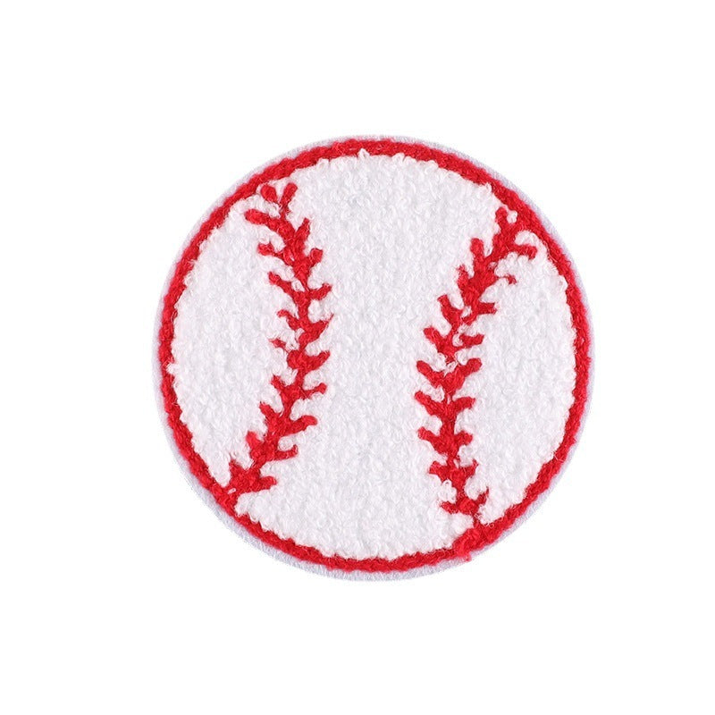 KTX-018835 Towel Embroidery Circular Cloth Label for Crafting and Home Decor