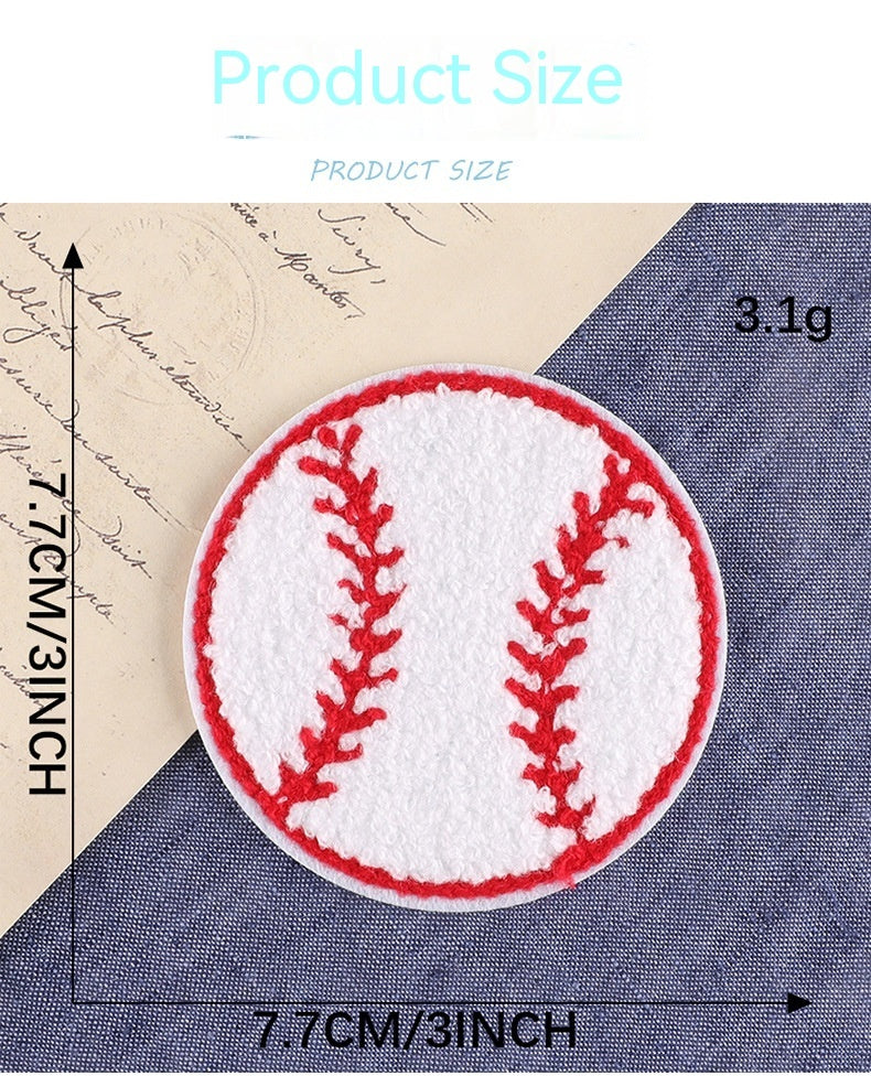 KTX-018835 Towel Embroidery Circular Cloth Label for Crafting and Home Decor