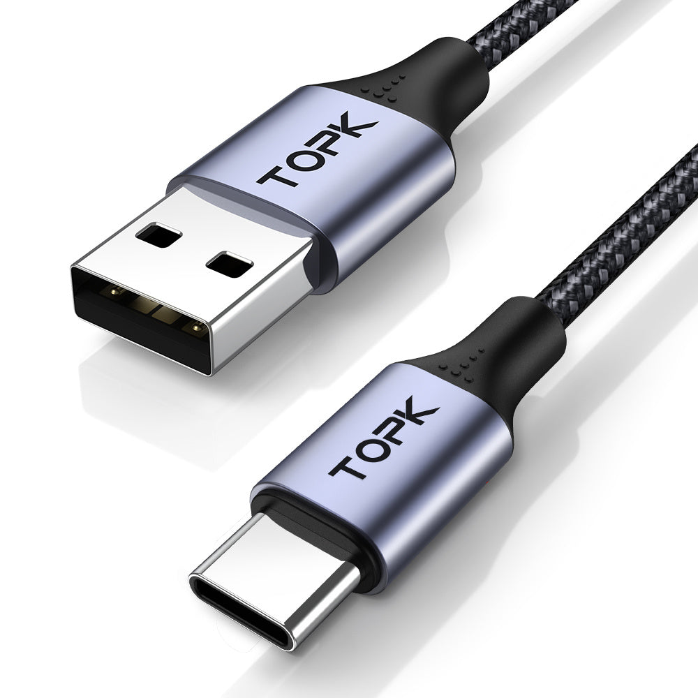 KTX-018963 PD100W Type-C Fast Charging Data Cable - Male to Male, 1m Length, Compatible with Type-C Devices