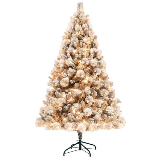 KTX-019667 Pre-Lit Artificial Christmas Tree, 6.5 ft Customizable Size for Personalized Holiday Decor, Model D0100HAYFNAD0102HQNY7U