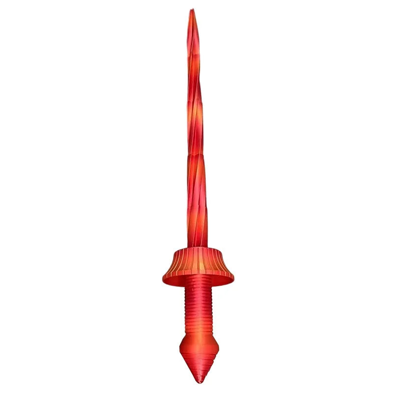 KTX-020307 3D Printed Retractable Sword Toy for Kids - Role Play and Pretend Play Fidget Tool
