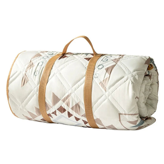 KTX-020563 Versatile Large Waterproof Green Oxford Cloth Mat for Outdoor Activities, Hiking, and Picnics