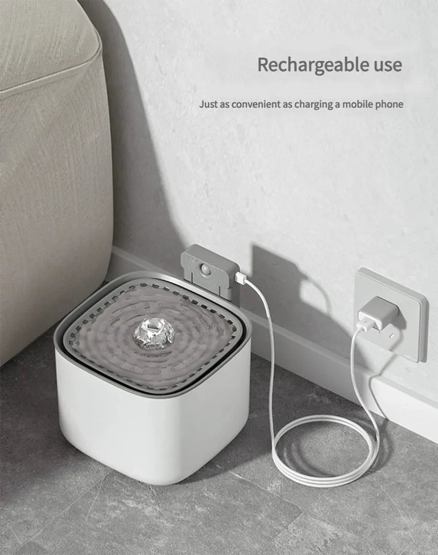 KTX-020819 Automatic USB Pet Water Fountain for Cats and Dogs