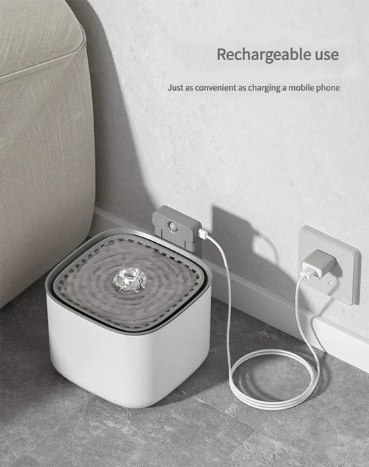 KTX-020819 Automatic USB Pet Water Fountain for Cats and Dogs