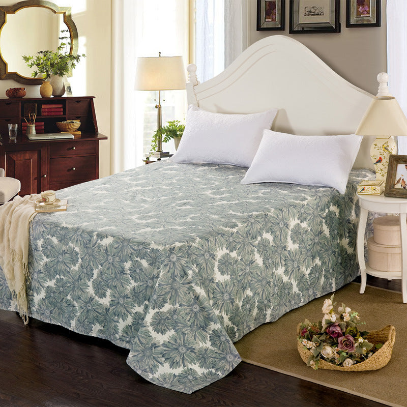 KTX-021523 Cotton Twill Printed Bedding Sheets - Simple Style, Semi-Reactive Dye Process
