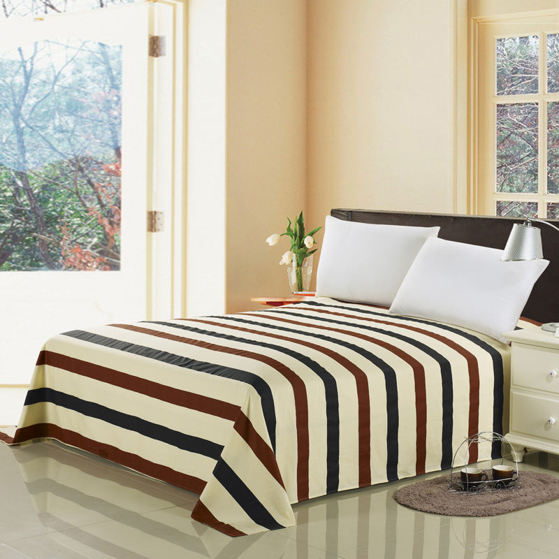 KTX-021523 Cotton Twill Printed Bedding Sheets - Simple Style, Semi-Reactive Dye Process