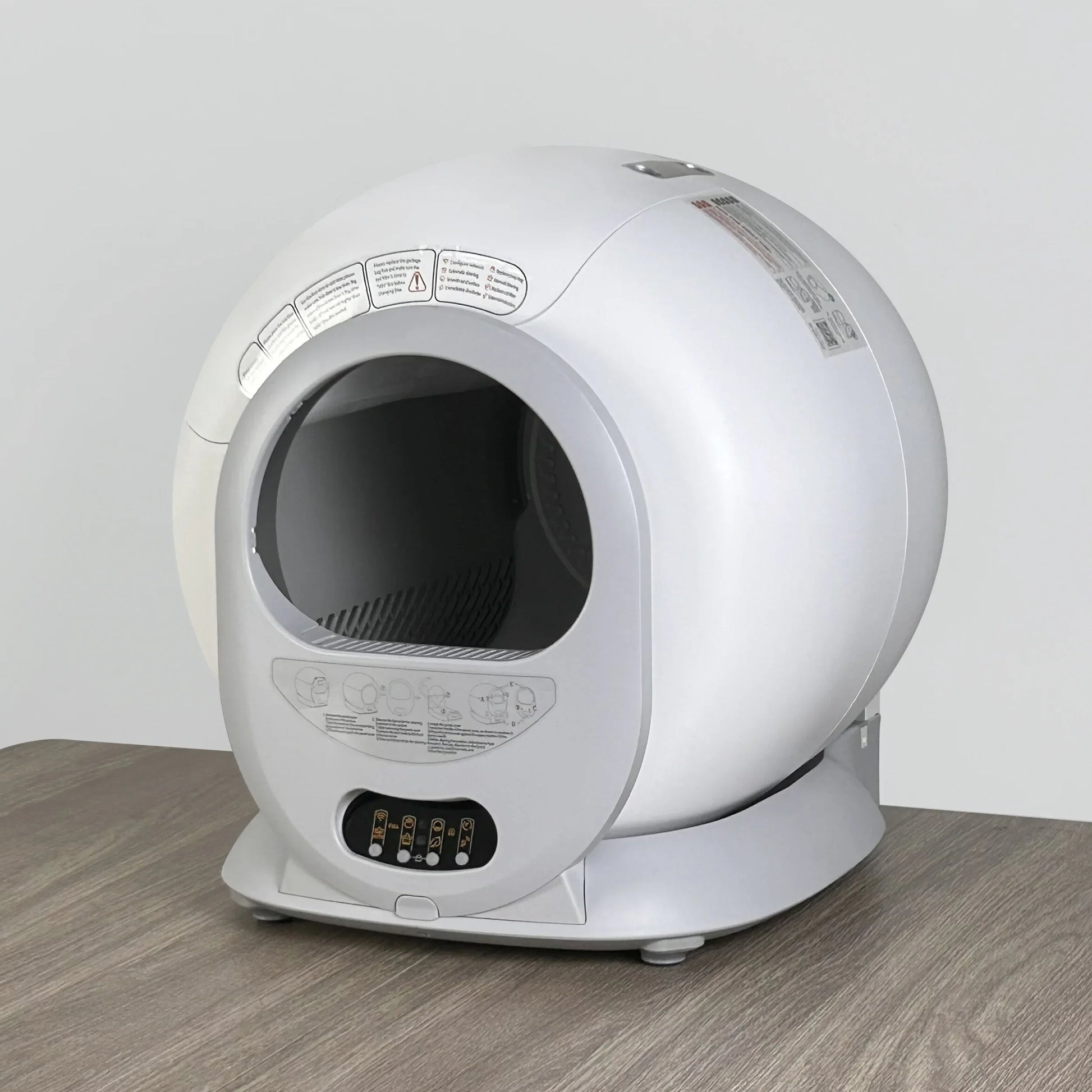 KTX-021651 Automatic Self-Cleaning Cat Litter Box, Eco-Friendly Design, Odor Control, Large 65L Capacity, Easy Maintenance