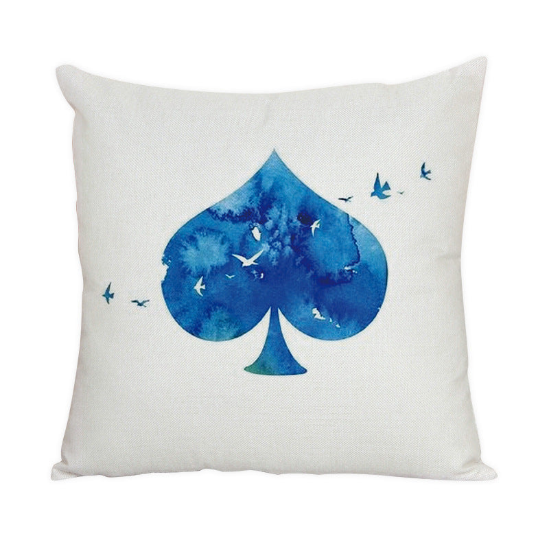 KTX-022163 Nordic Style Cute Animal Pattern Peach Skin Fabric Pillow Cover 45x45cm