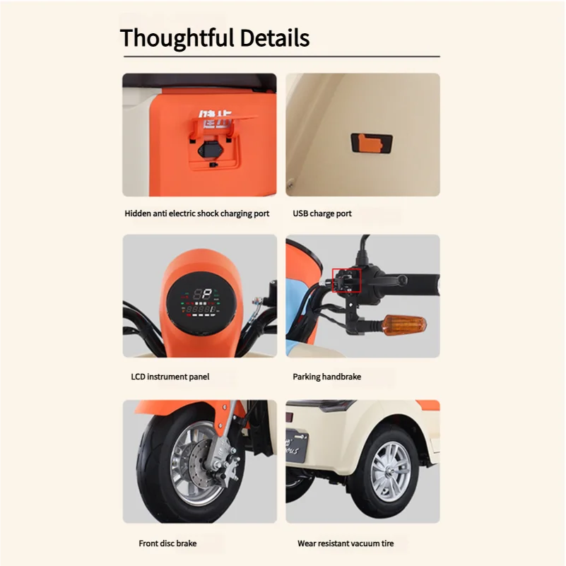 KTX-022227 Magic Q1 60V Electric Scooter for Adults with Front Disc and Rear Drum Brakes, 30 km/h Max Speed, 70-90 km Driving Range