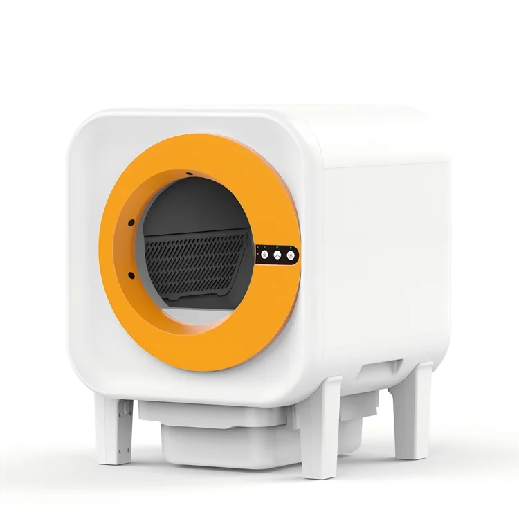 KTX-022803 Fully Automatic Smart Cat Litter Tray with 20L Capacity, Air Purification, WiFi App Access, Eco-Friendly Design