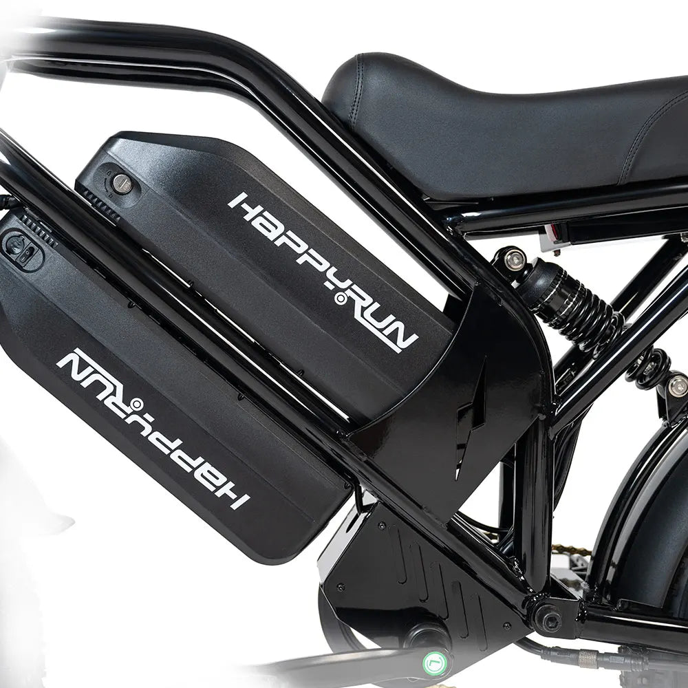 KTX-023443 HappyRun G70 Fast Electric Cargo Bike with 2000W Dual Battery and 48V System