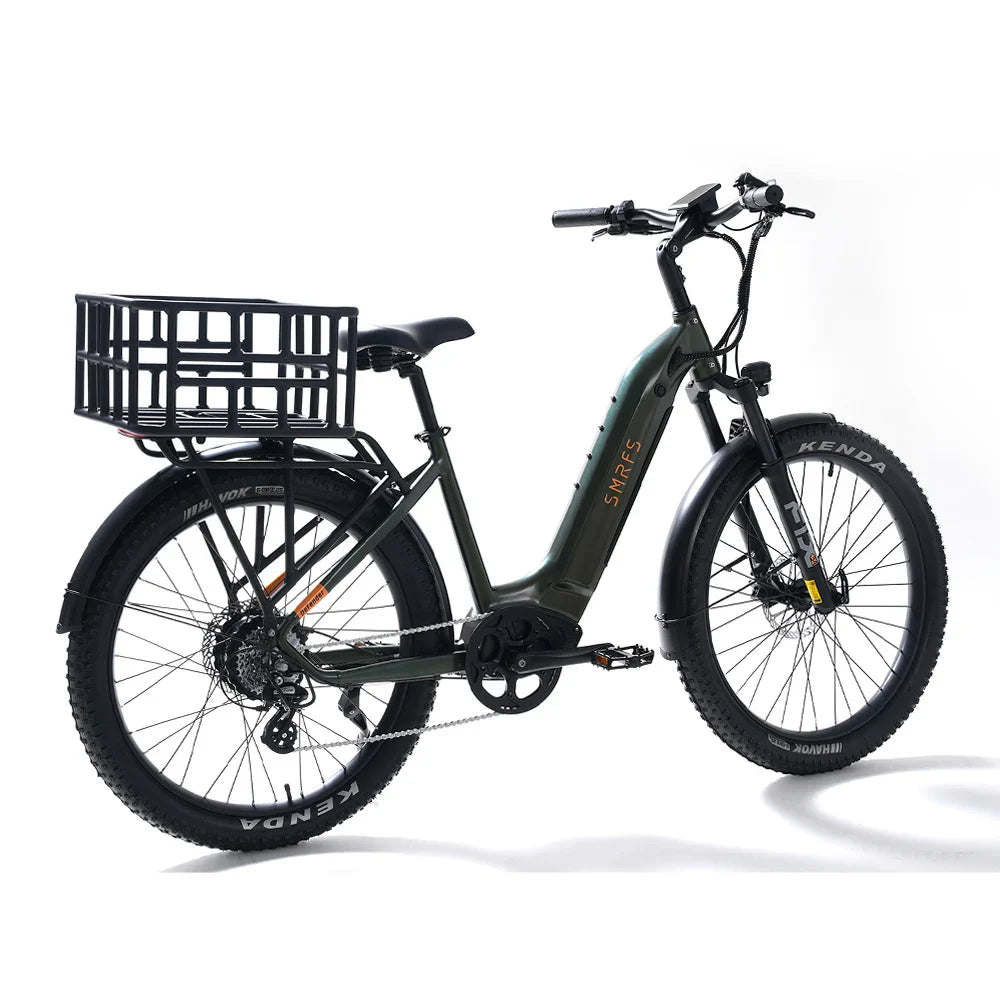 KTX-024211 750W Electric Bicycle with Integrated Battery, 7-Speed Hydraulic Disc Brake, 32km/h Max Speed, 26" Mountain Bike