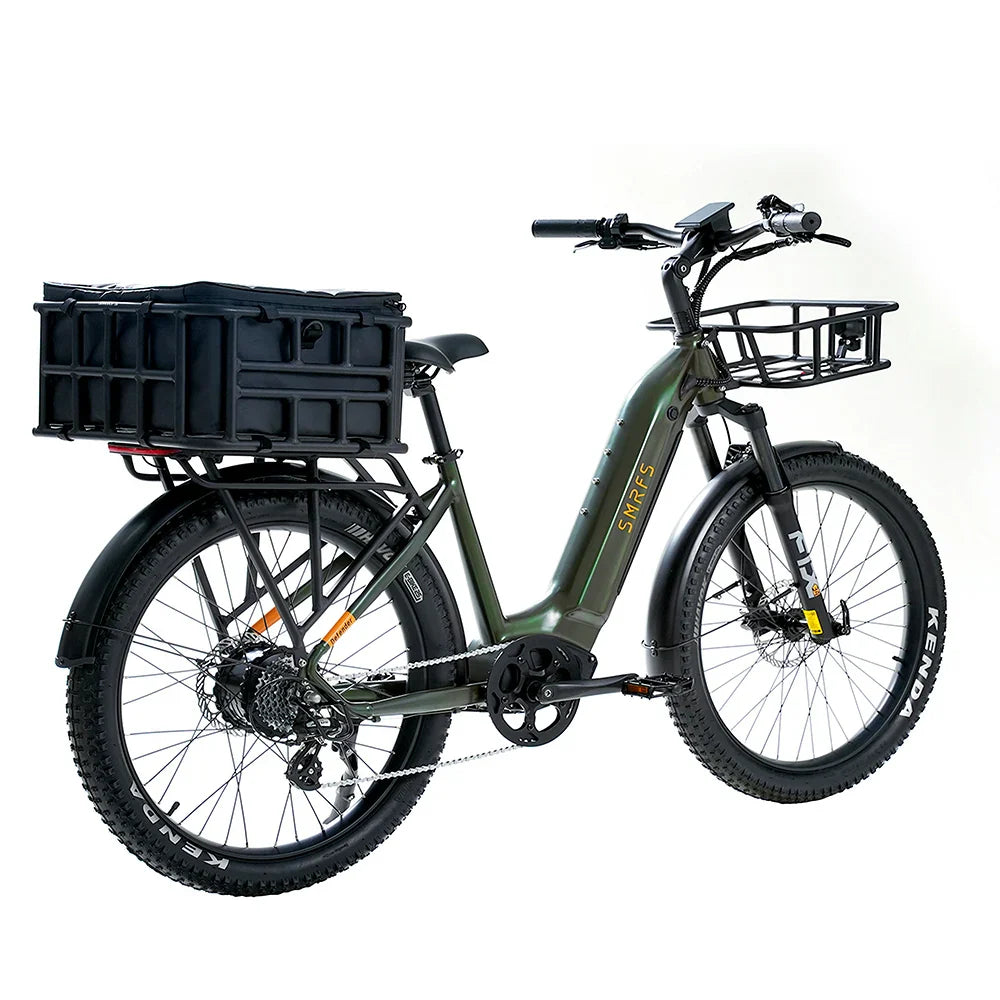 KTX-024211 750W Electric Bicycle with Integrated Battery, 7-Speed Hydraulic Disc Brake, 32km/h Max Speed, 26" Mountain Bike
