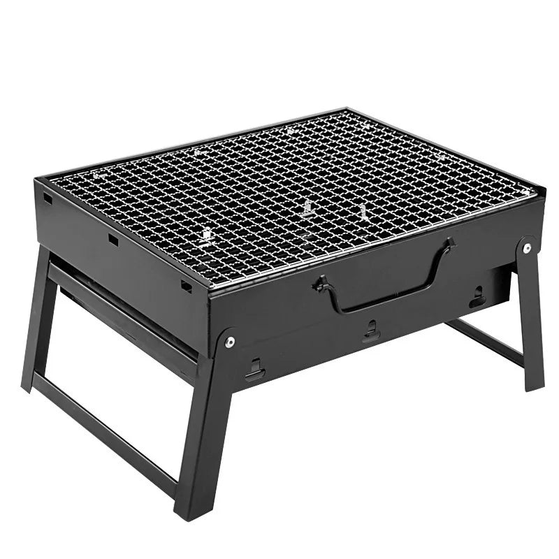 KTX-025171 Foldable Portable Charcoal Grill for Camping and Outdoor BBQ Parties