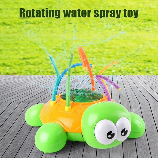 KTX-025491 Rotating Tortoise Outdoor Sprinkler Toy for Kids - Fun Water Play for Ages 2 and Up