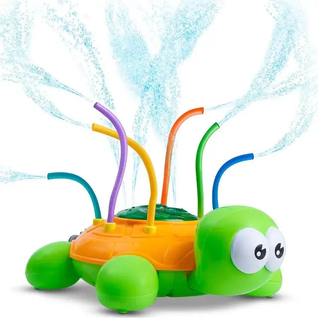 KTX-025491 Rotating Tortoise Outdoor Sprinkler Toy for Kids - Fun Water Play for Ages 2 and Up