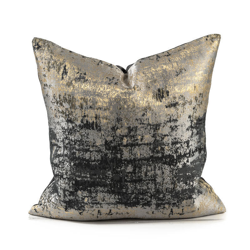 KTX-026643 Light Luxury Jacquard Pillow Cover in Silver Birch Design