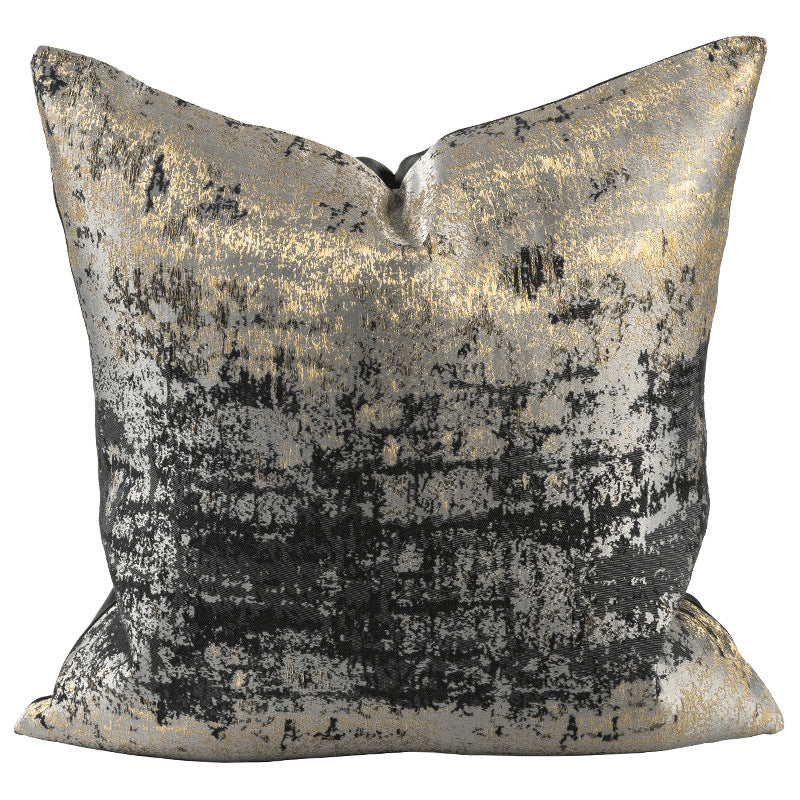 KTX-026643 Light Luxury Jacquard Pillow Cover in Silver Birch Design