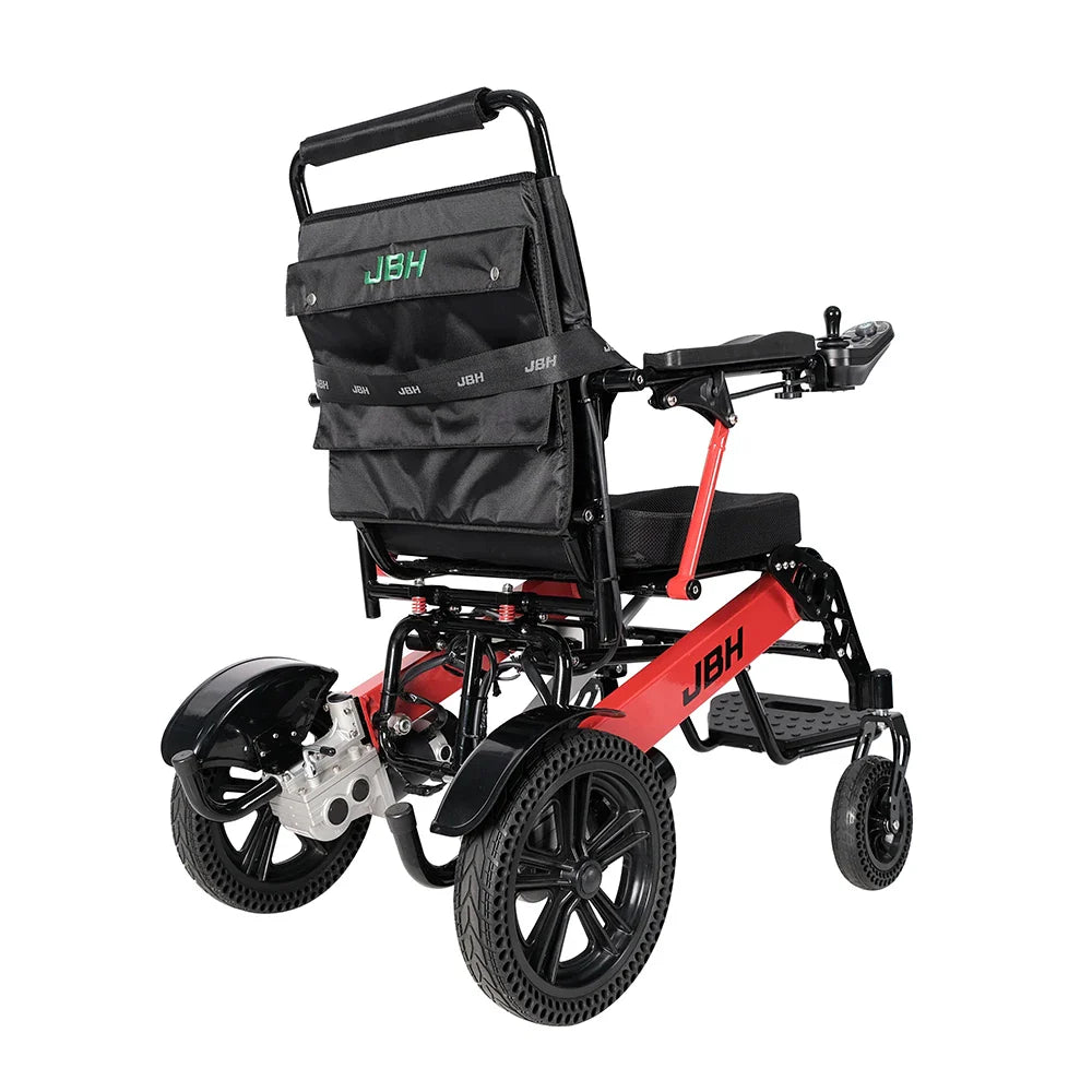 KTX-026835 Lightweight Electric Wheelchair, Max Load 120 kg, 20 km Range, 6 km/h Speed, Aluminum Alloy Frame, CE Certified