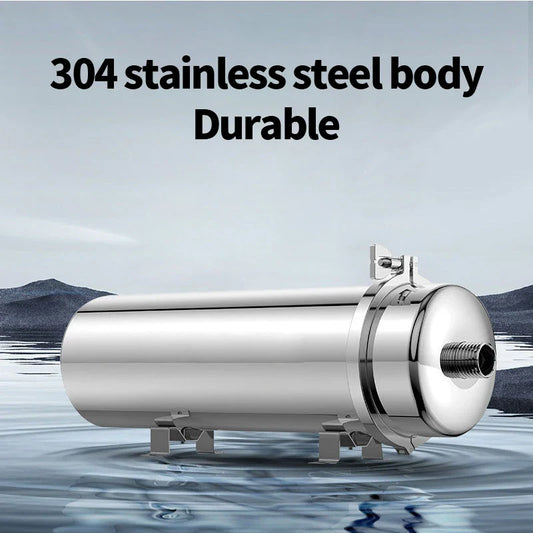 KTX-027155 Whole House Water Purification System with 0.01 Micron Stainless Steel Filter for Yellow Mud Water