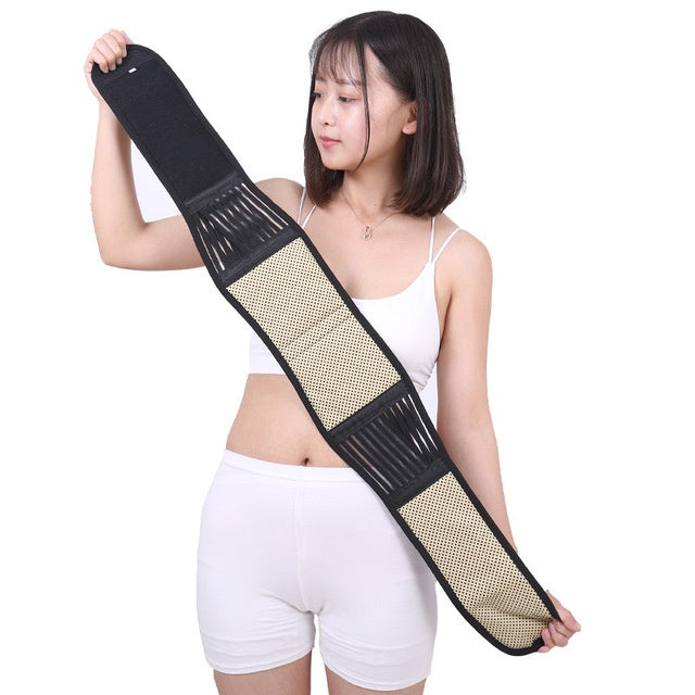 KTX-027795 Self-Heating Physiotherapy Belt with 20 Magnets - Adjustable S to XL Waist Size