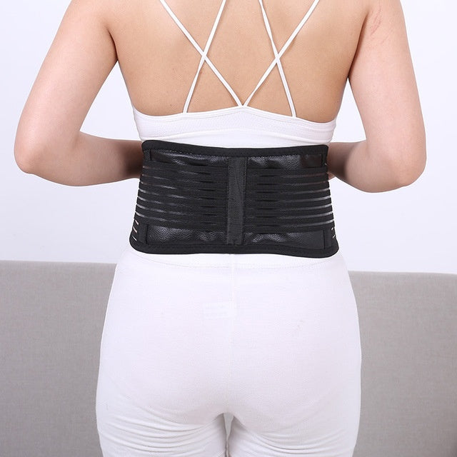 KTX-027795 Self-Heating Physiotherapy Belt with 20 Magnets - Adjustable S to XL Waist Size
