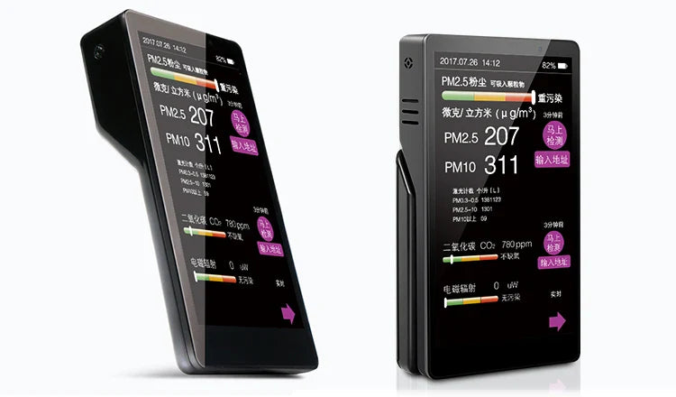 KTX-028307 Air Quality Monitoring Device with Dust Particulate Detection and UV Detection for Fresh Air Ventilation
