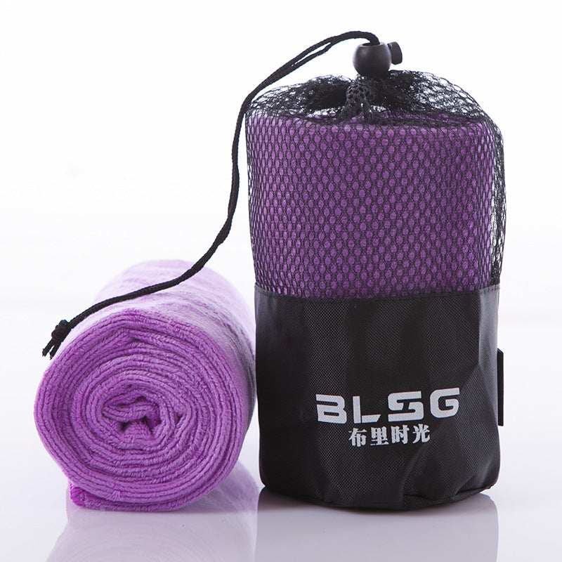 KTX-029843 Light Green Sports Towel - Absorbent, Embroidered, 30cm x 100cm Outdoor Fitness Essential