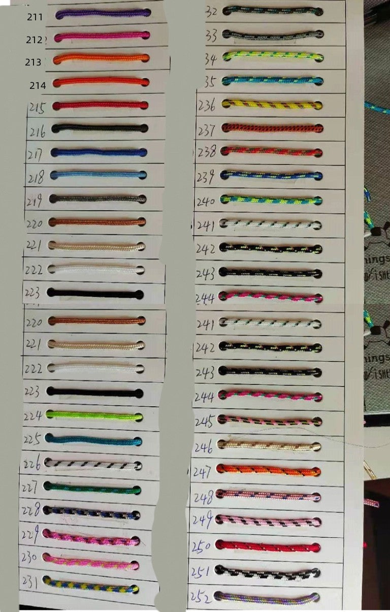 KTX-030099 2mm Polyester Braided Rope for Outdoor Gear and Safety Applications, 100m Length