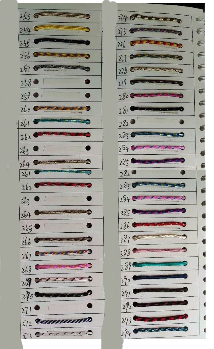 KTX-030099 2mm Polyester Braided Rope for Outdoor Gear and Safety Applications, 100m Length