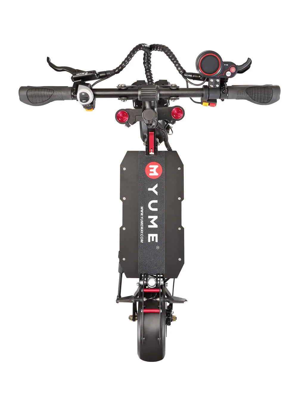 KTX-030611 60V 6000W Dual Motor Electric Scooter with Adjustable Speed and Hydraulic Brakes, 80 km Range, 11 Inch Tires