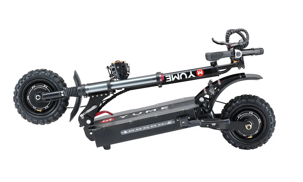 KTX-030611 60V 6000W Dual Motor Electric Scooter with Adjustable Speed and Hydraulic Brakes, 80 km Range, 11 Inch Tires