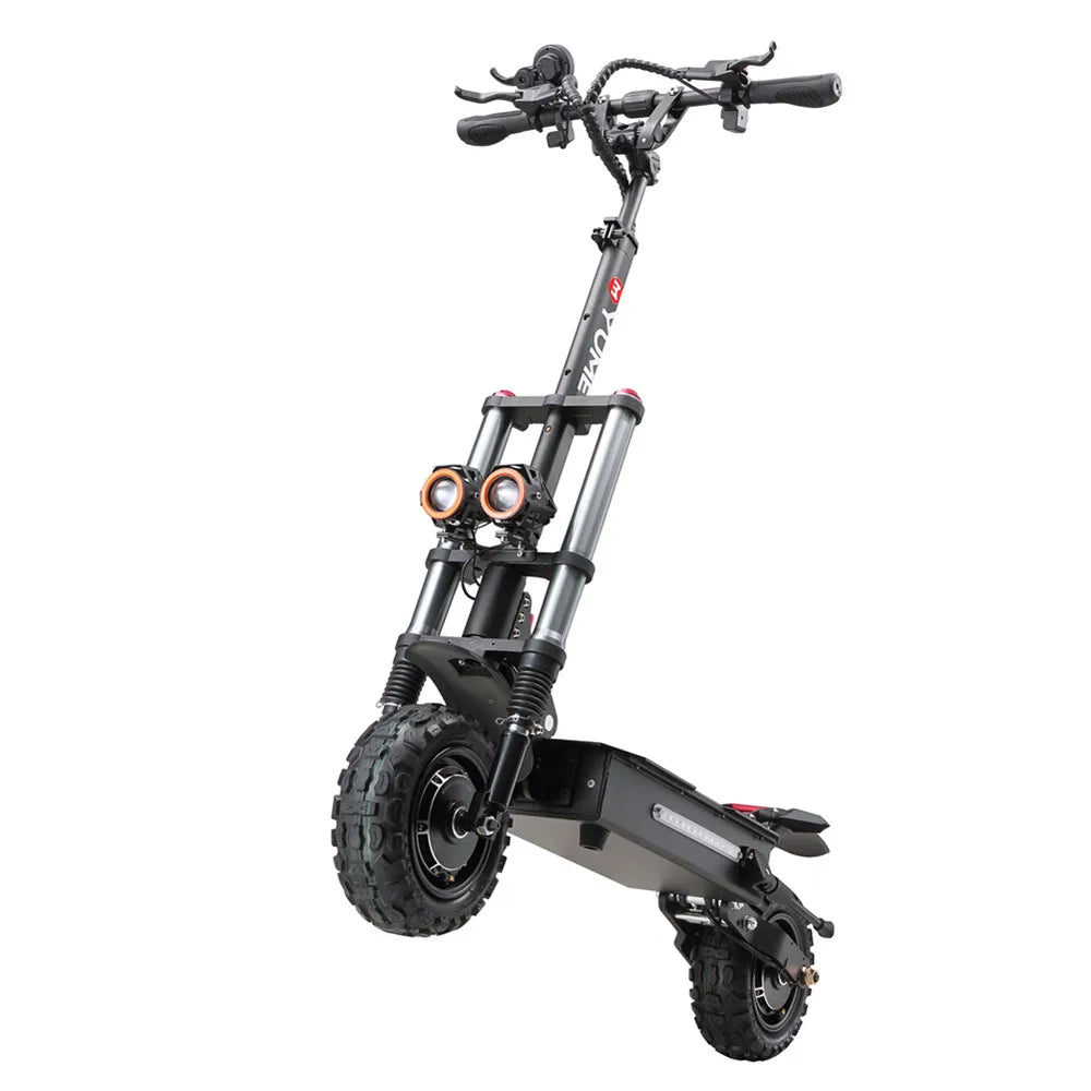KTX-030611 60V 6000W Dual Motor Electric Scooter with Adjustable Speed and Hydraulic Brakes, 80 km Range, 11 Inch Tires