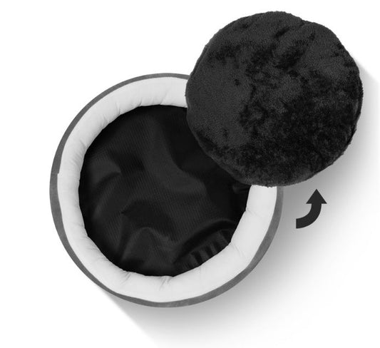 KTX-031699 Cozy Round Pet Nest Kennel Cushion in Multiple Sizes