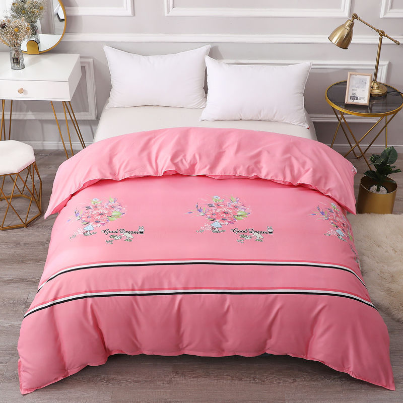 KTX-032403 Brushed Individual Quilt Cover in Various Floral Prints and Colors